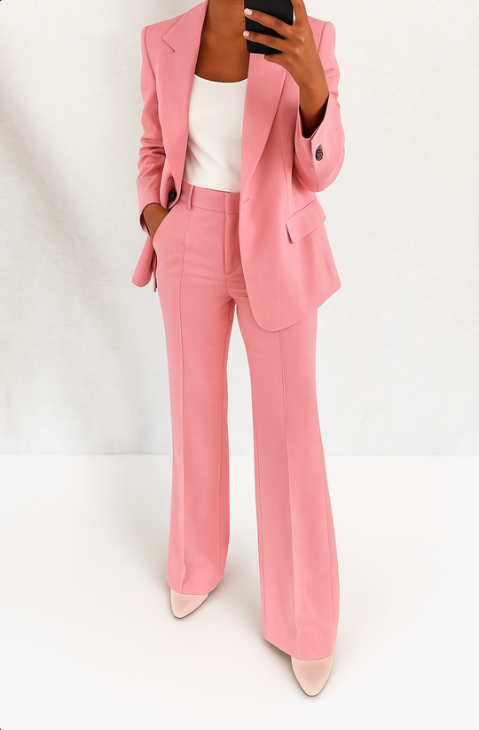 Vivianne | Tailored Double-Breasted Pantsuit