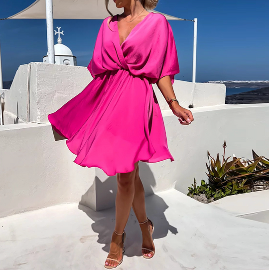 Blossom – Draped Vacation Mini Dress