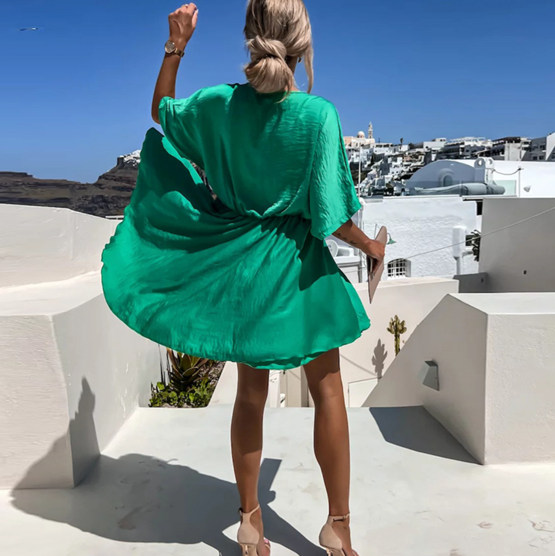 Blossom – Draped Vacation Mini Dress