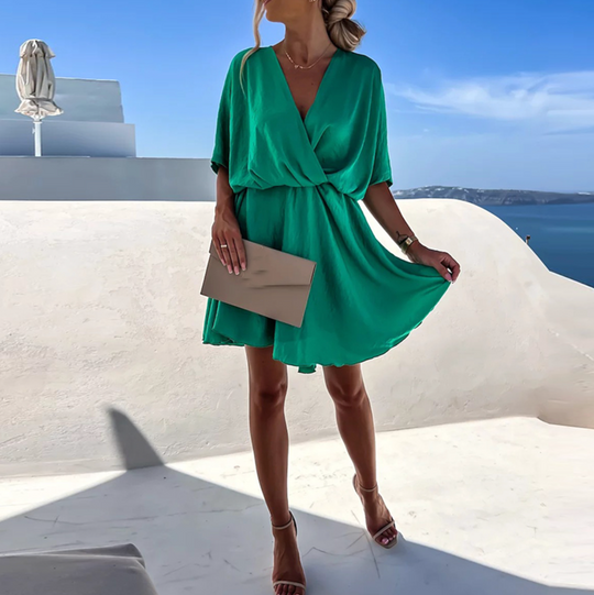 Blossom – Draped Vacation Mini Dress