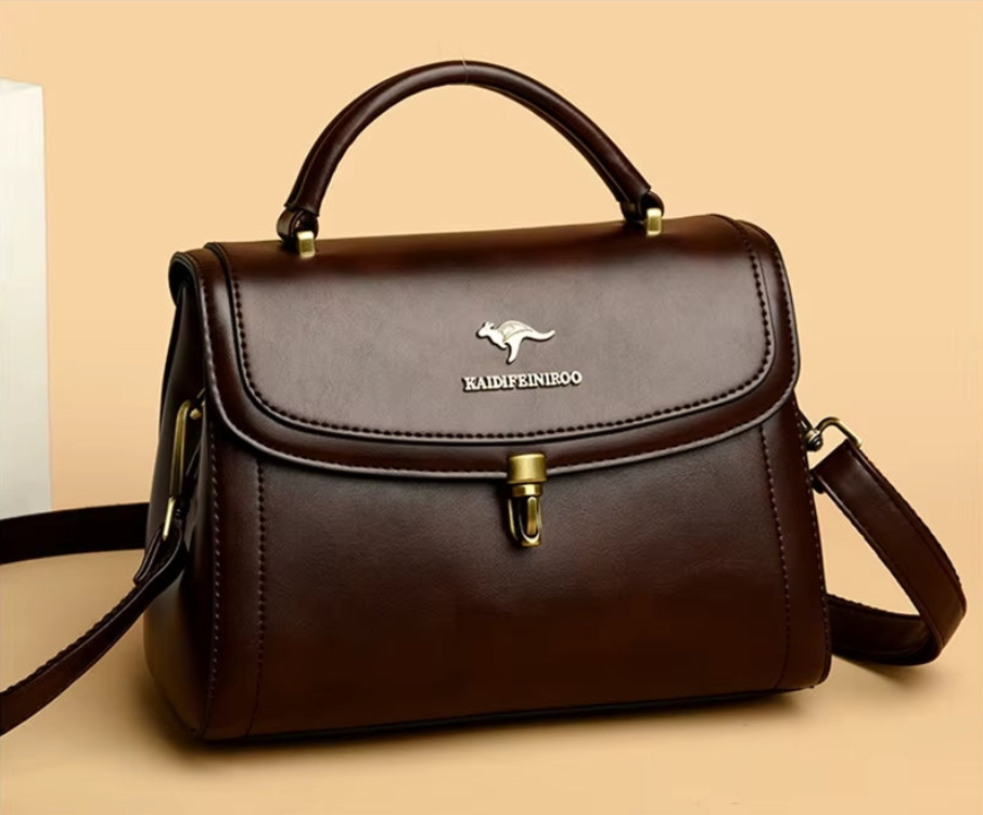 Staci – Timeless Leather Top-Handle Bag for Women