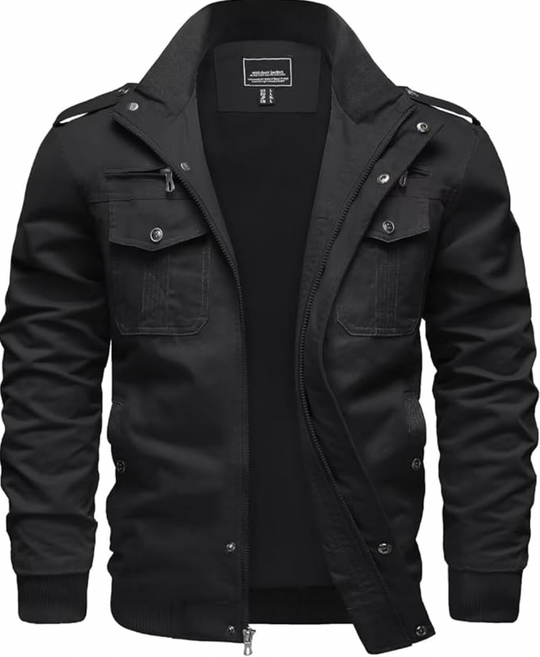 Matteo – Classic Bomber-Style Cotton Jacket for Men