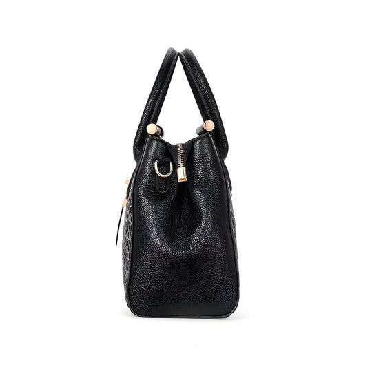 Diora  – Croc-Embossed Leather Tote for Women