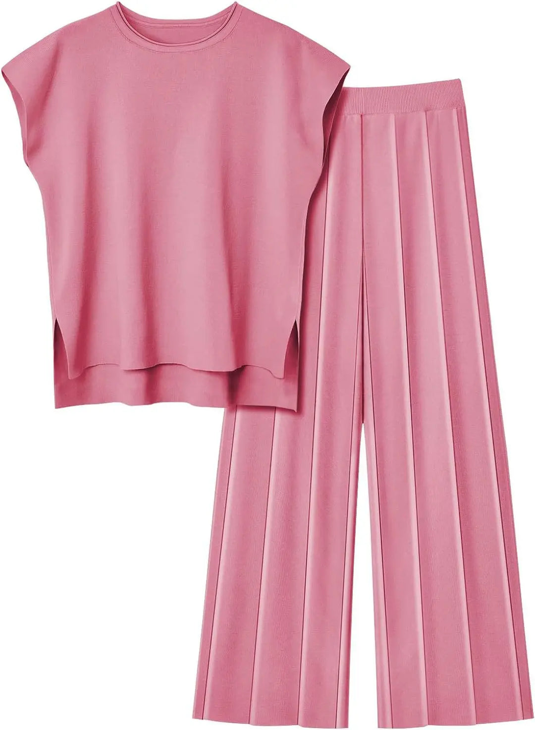 Mikay – Sleeveless Wide-Leg Lounge Set for Women