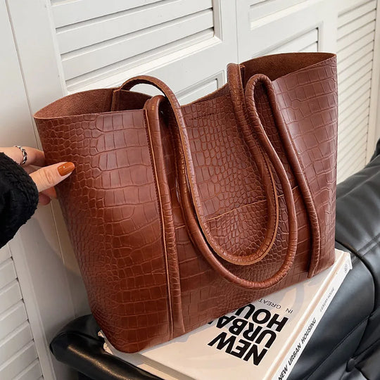 Roseanne – Structured Leather Tote Bag for Women