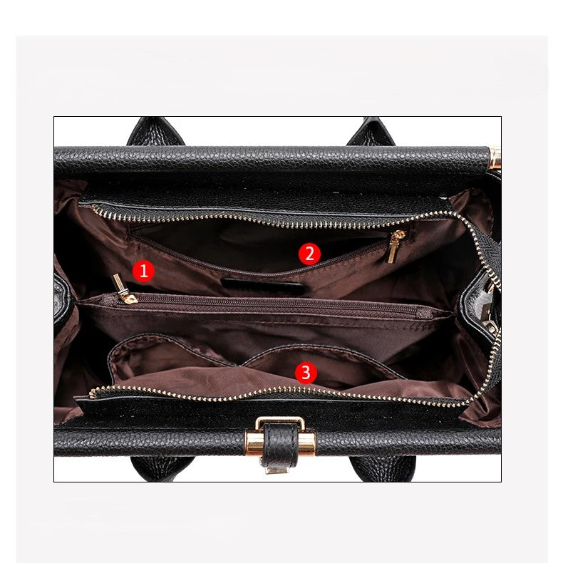 Diora  – Croc-Embossed Leather Tote for Women