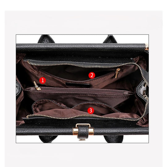 Diora  – Croc-Embossed Leather Tote for Women