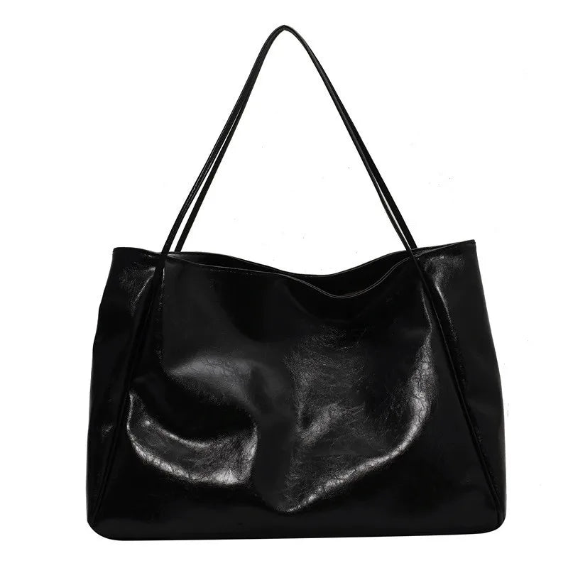 Ayleen – Large Brown Leather-Style Tote Bag