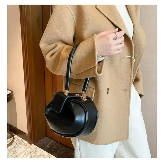 Raelynn – Modern Sculpted Leather Handbag for Women