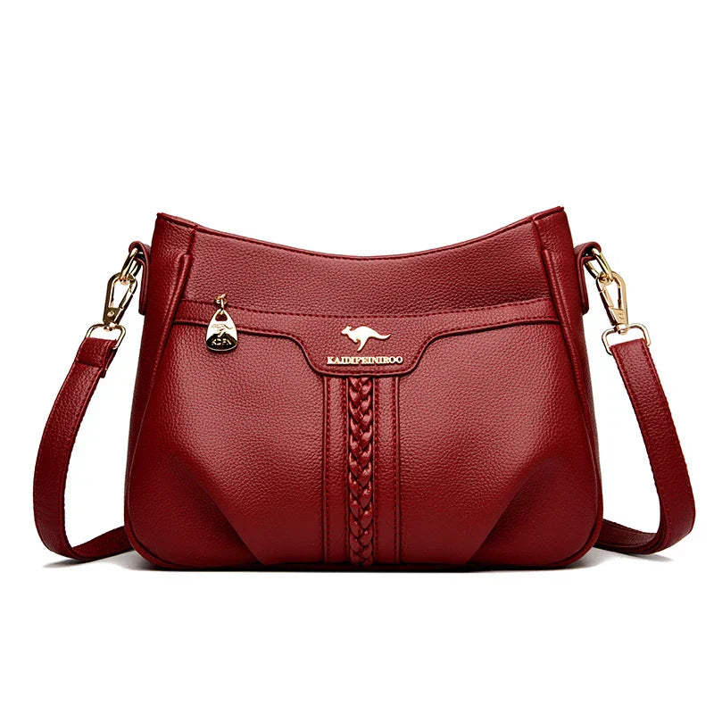 Mariluo– Classic Leather Crossbody Bag for Women