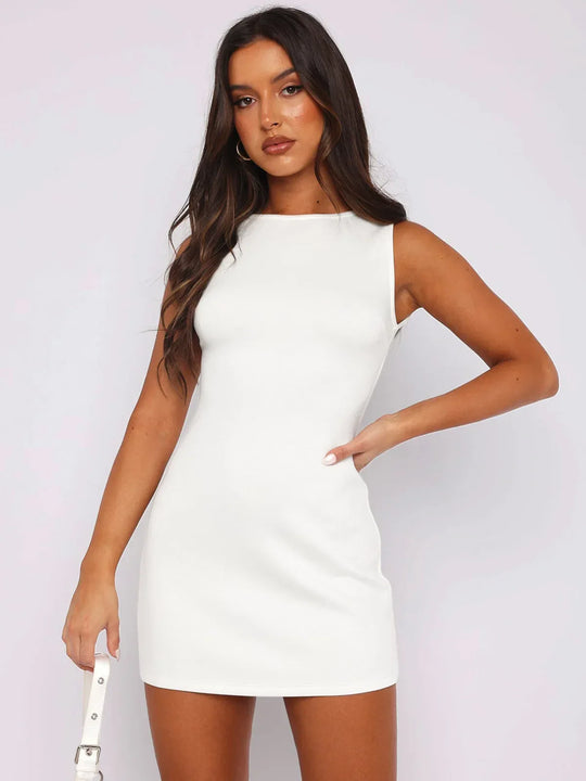 Jaica – Sleeveless Bodycon Mini Dress for Women