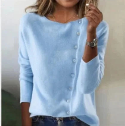 Honey – Button-Front Knit Cardigan for Women