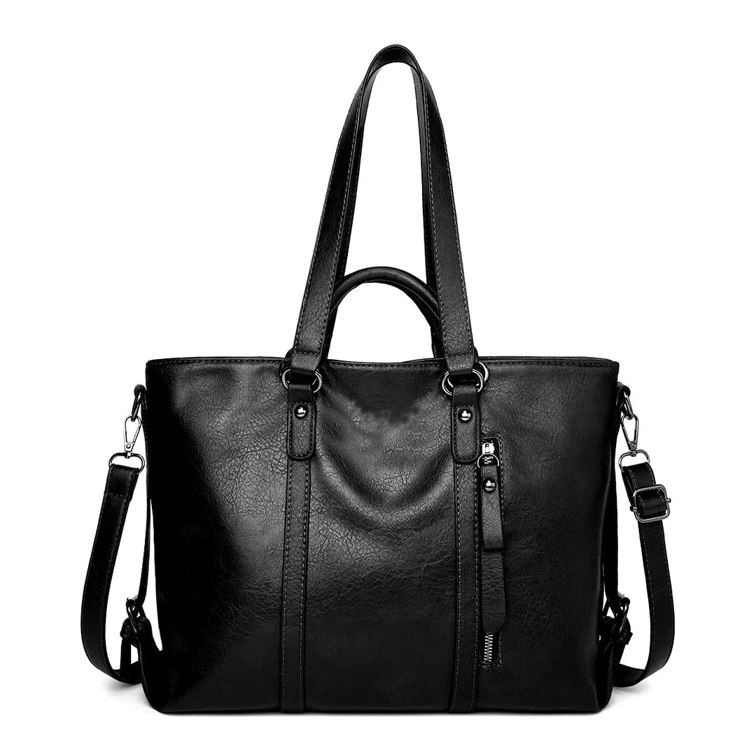 Amanda – Spacious Leather Shoulder Bag