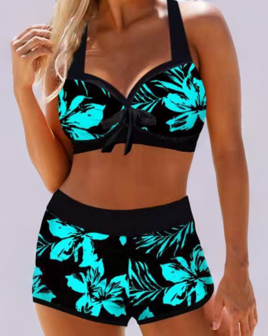 Calenya – Tiered Ruffle One-Piece Swimsuit