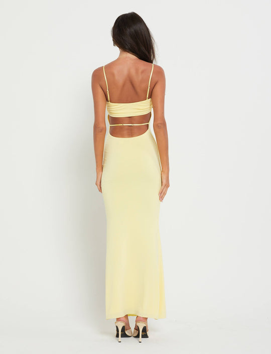 Melvaya – Strapless Sculpt Knit Maxi Dress for Women
