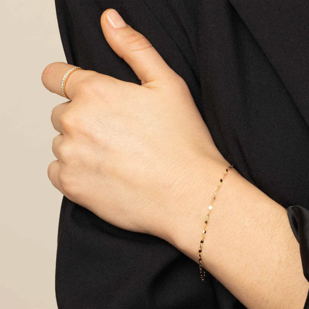 Faye – Gold-Plated Oval Link Bracelet for Women