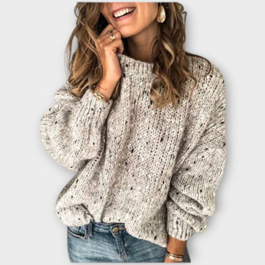 Mareile – Chunky Knit Crewneck Sweater for Women