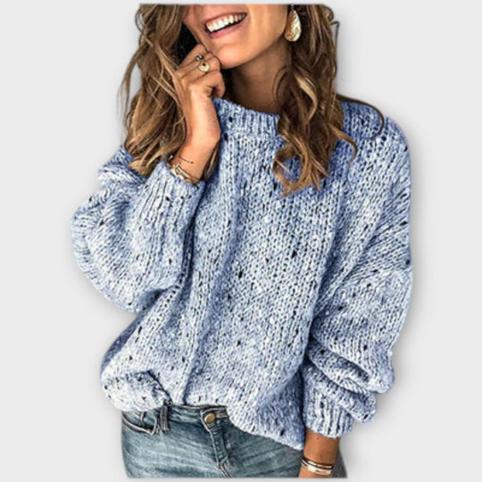 Mareile – Chunky Knit Crewneck Sweater for Women