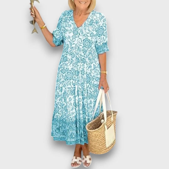Mirelda – Summer Dress with Floral Lightness