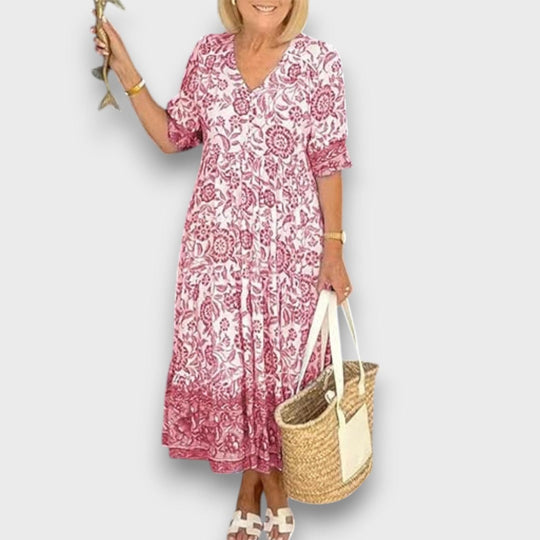 Mirelda – Summer Dress with Floral Lightness