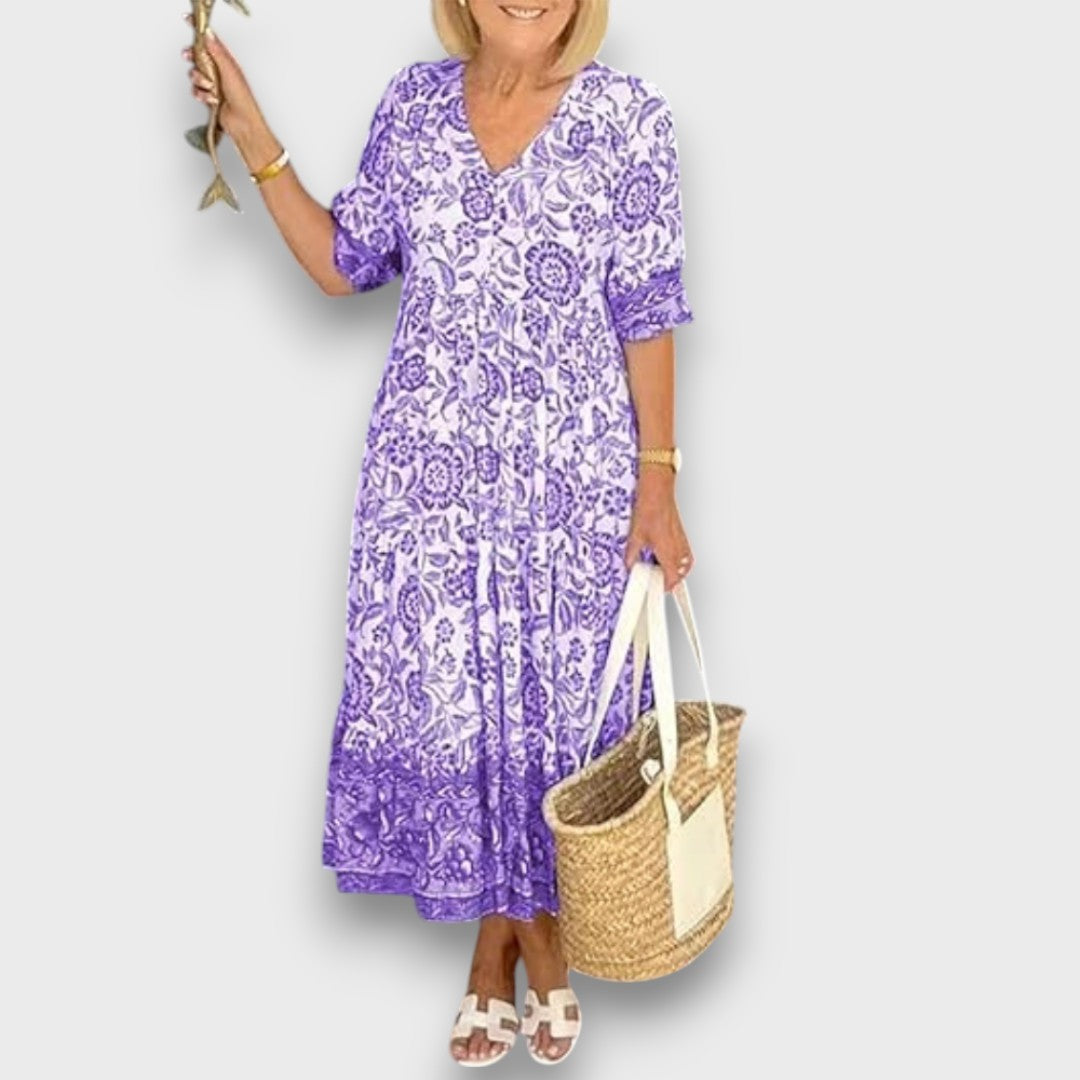 Mirelda – Summer Dress with Floral Lightness