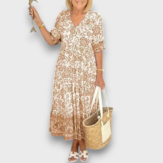 Mirelda – Summer Dress with Floral Lightness