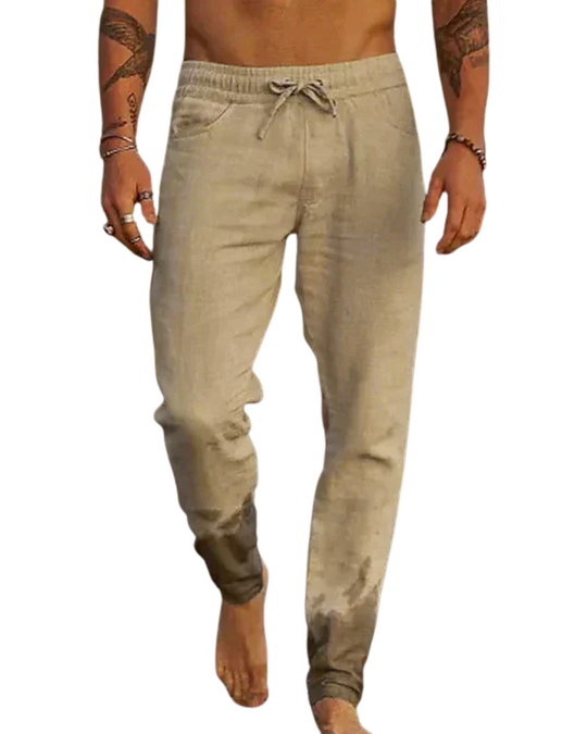 Logan - Shoreline Linen Beach Pants