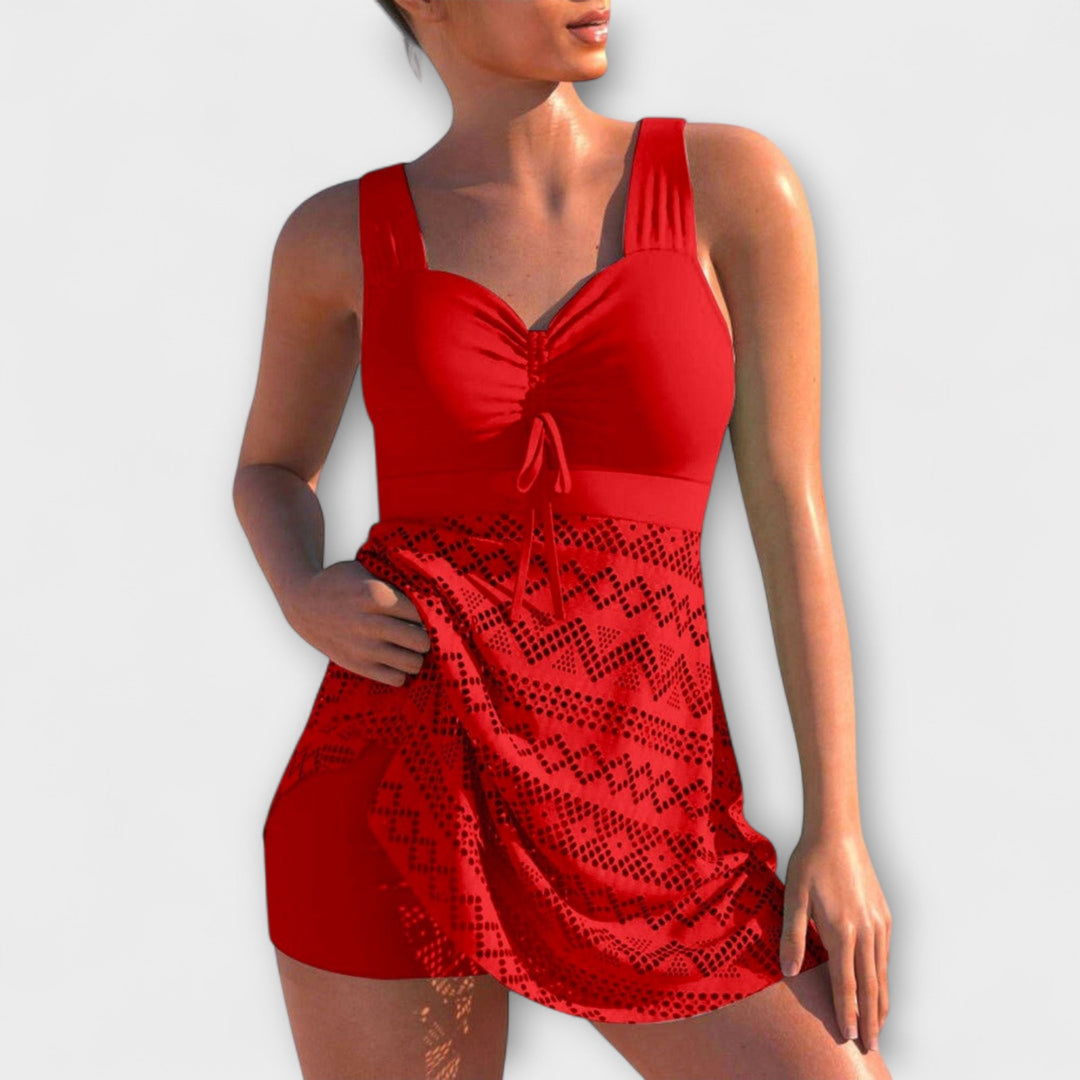 Radmila – Mesh-Layered Swimdress for Women