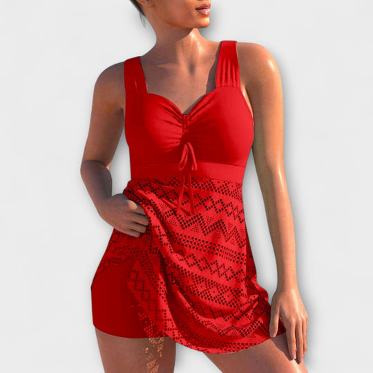 Radmila – Mesh-Layered Swimdress for Women