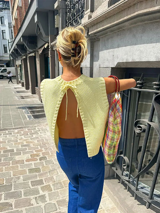 Dorothy – Sleeveless Tailored Vest for Women