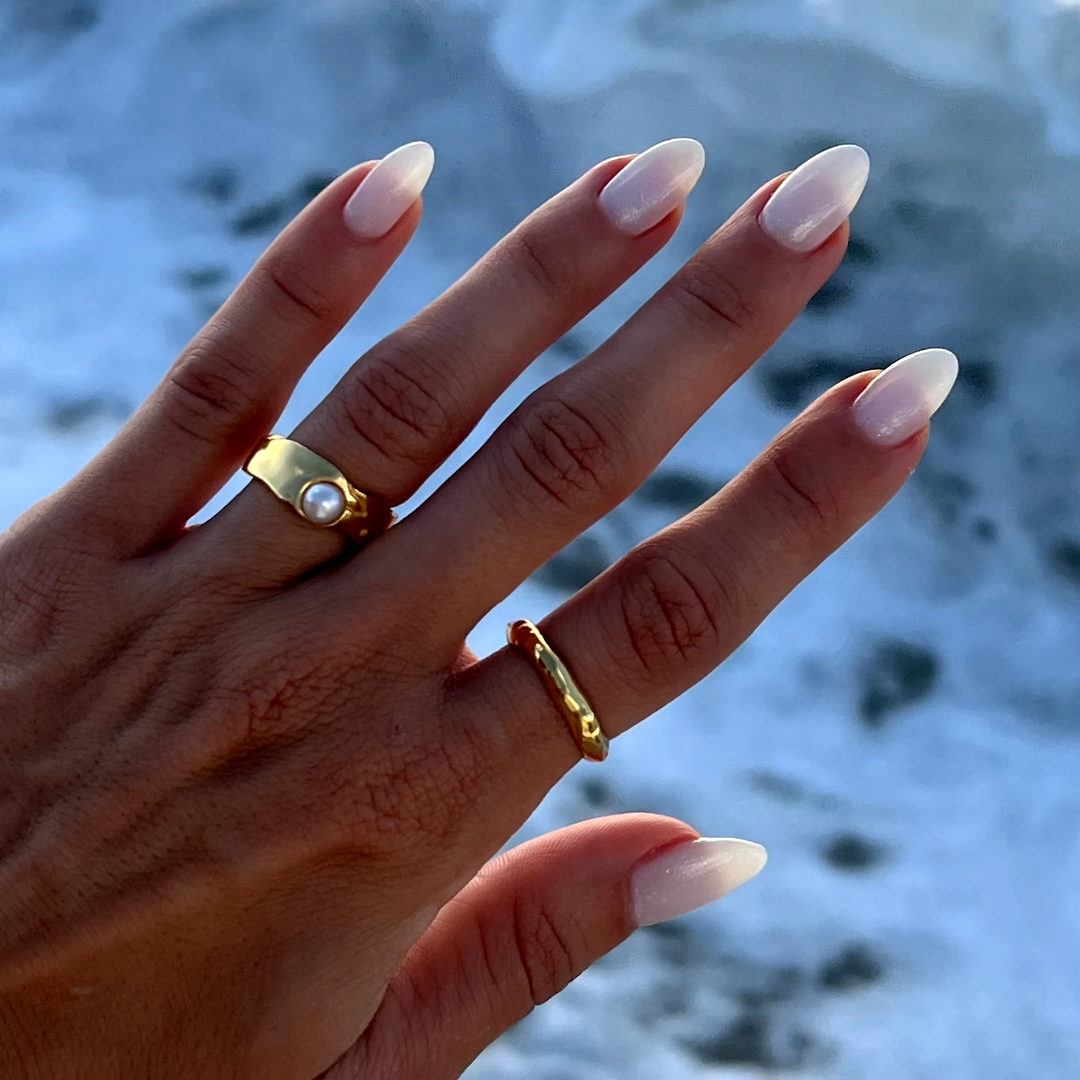 Vintage Natural Gold Pearl Ring