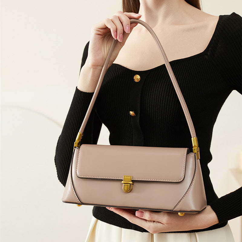 Aubrey – Sleek Leather Shoulder Bag for Women