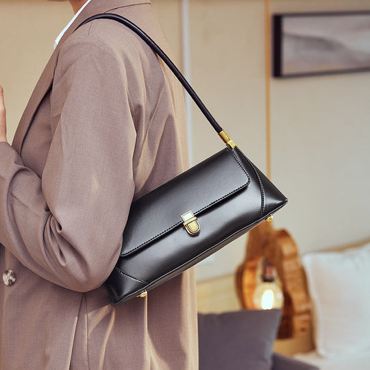 Aubrey – Sleek Leather Shoulder Bag for Women