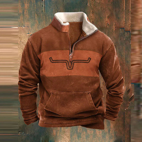 Weston – Southwestern Fleece Pullover for Men