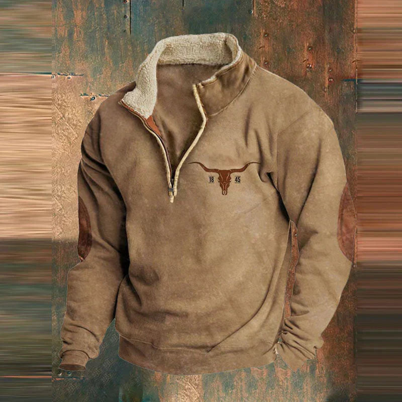 Weston – Southwestern Fleece Pullover for Men