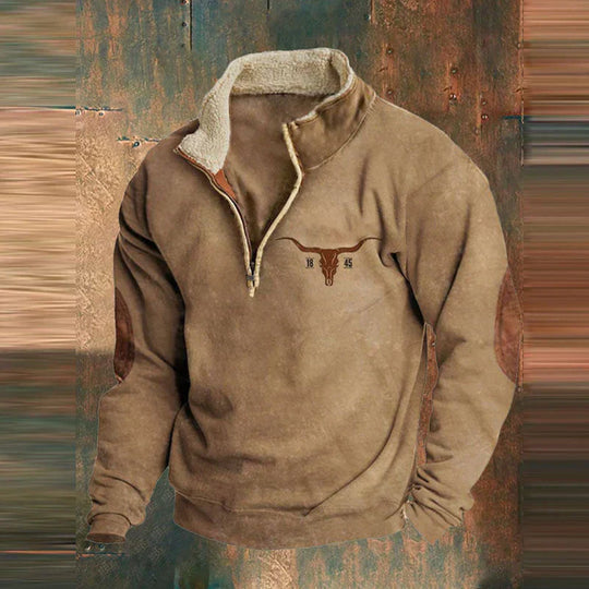 Weston – Southwestern Fleece Pullover for Men