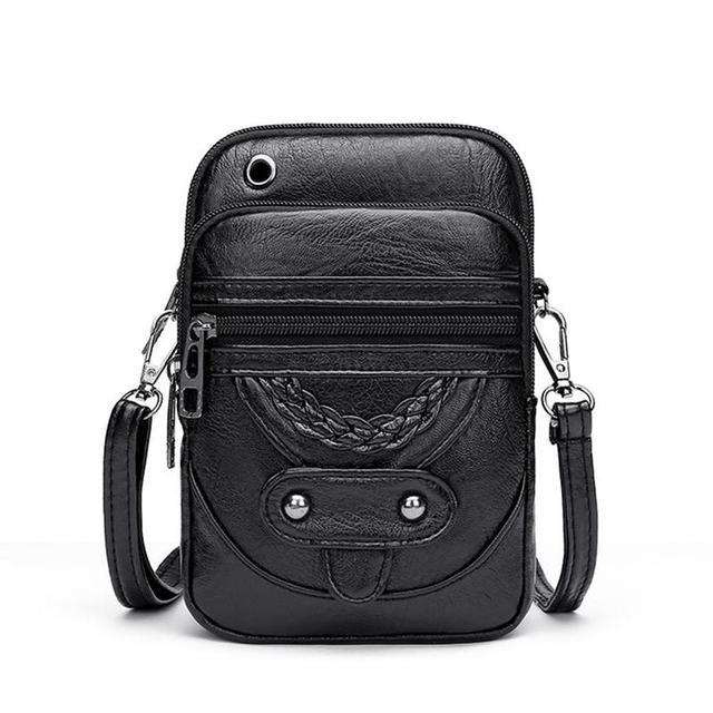 Anita – Vintage-Style Suede Crossbody Bag