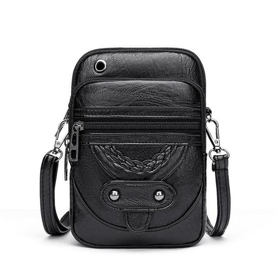 Anita – Vintage-Style Suede Crossbody Bag