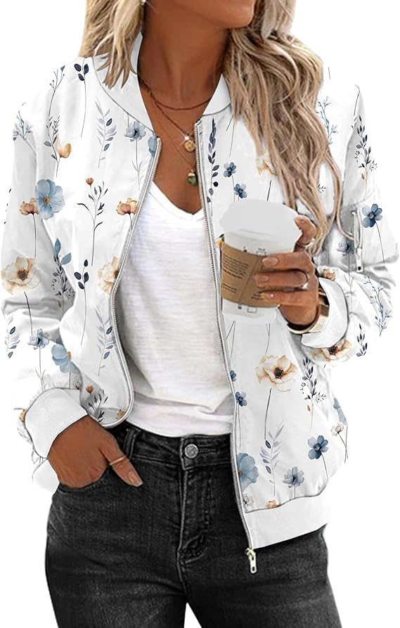 Kenzie – Classic Bomber Jacket for Women