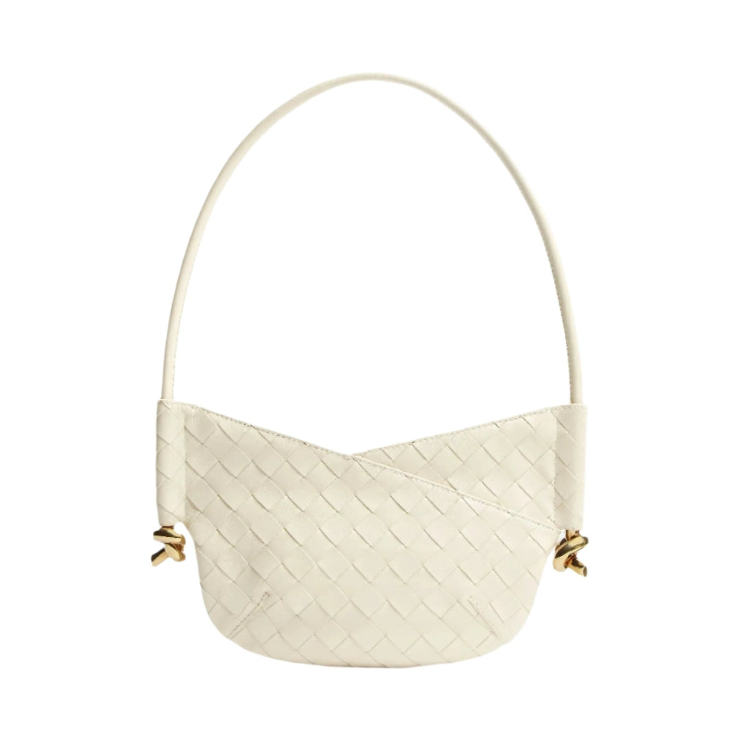 Ailany – Elegant Woven Leather Shoulder Bag for Women
