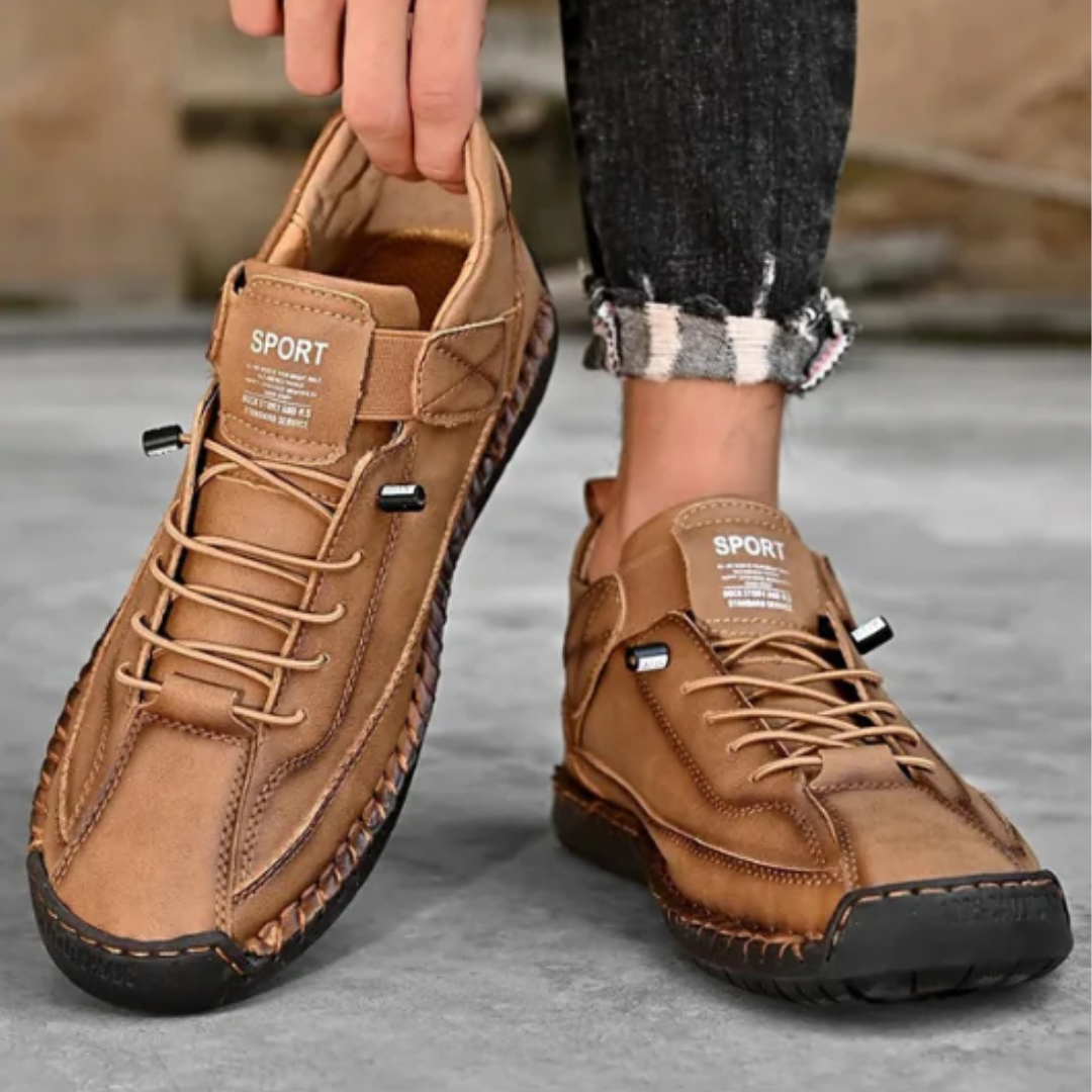 Aaron – Premium Leather Casual Sneakers for Men