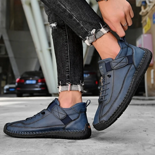 Aaron – Premium Leather Casual Sneakers for Men