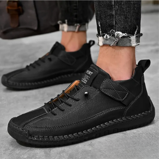 Aaron – Premium Leather Casual Sneakers for Men