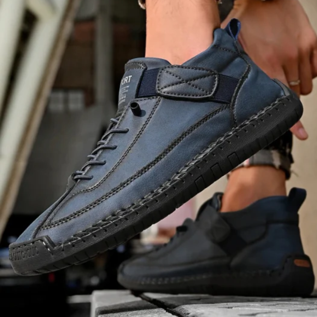 Aaron – Premium Leather Casual Sneakers for Men