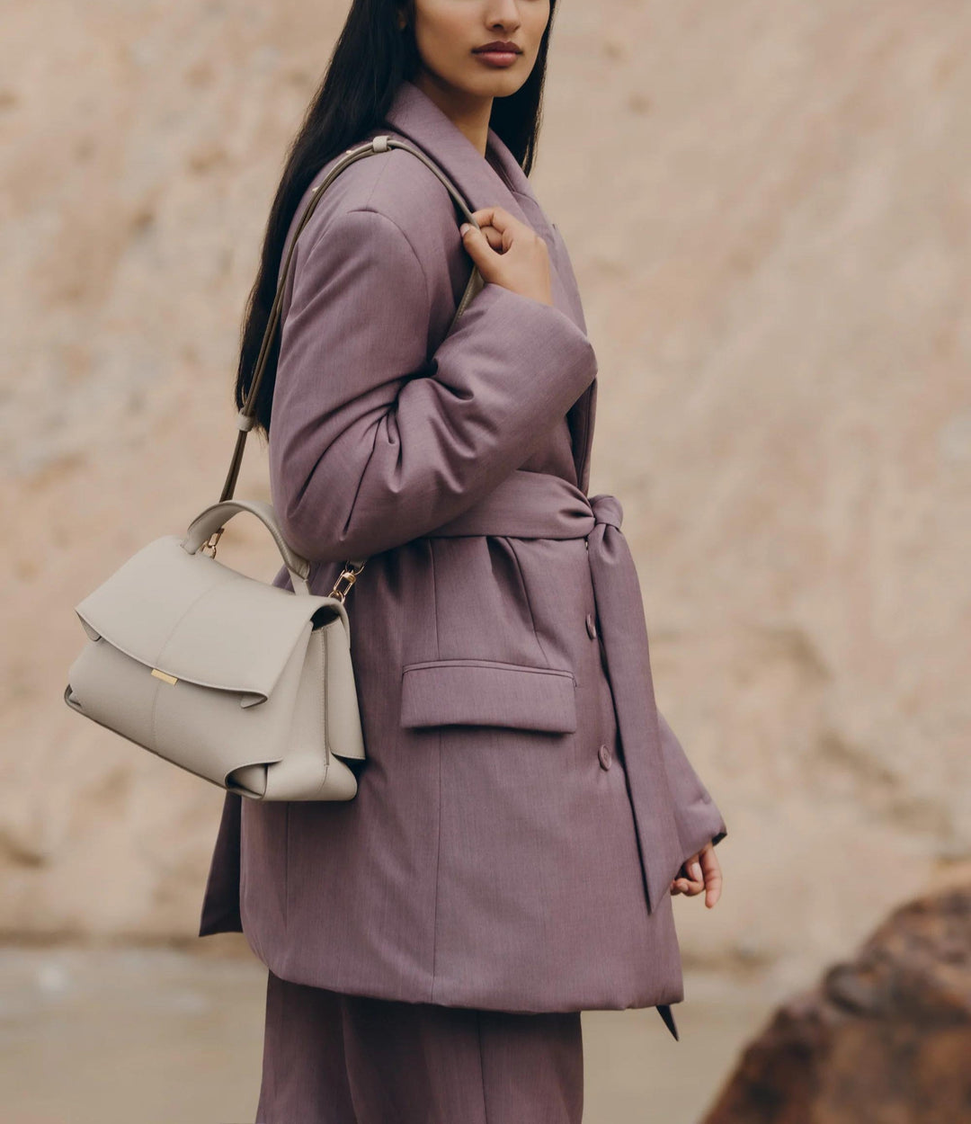 Velloria – Sophisticated Leather Top-Handle Bag for Women