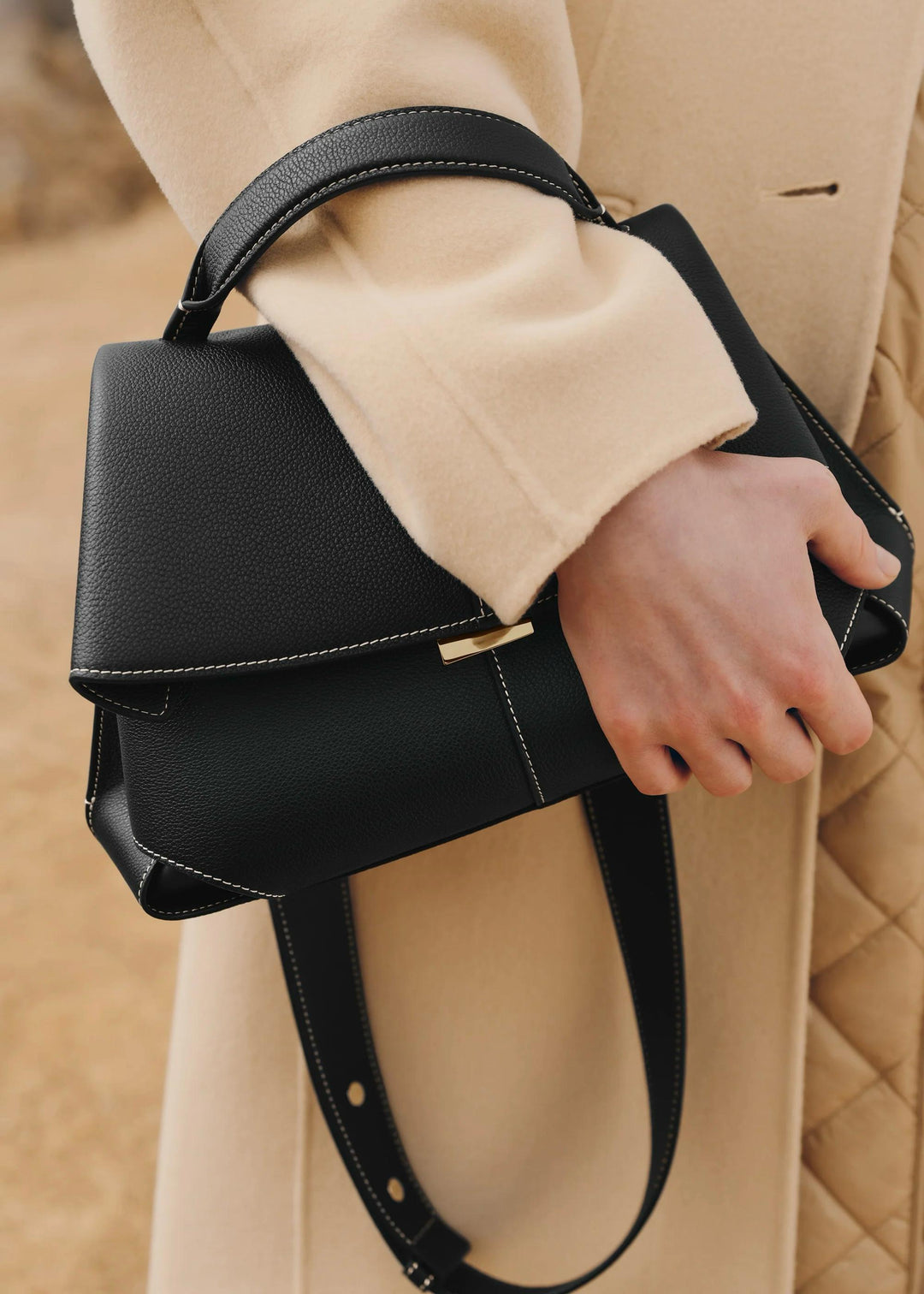 Velloria – Sophisticated Leather Top-Handle Bag for Women