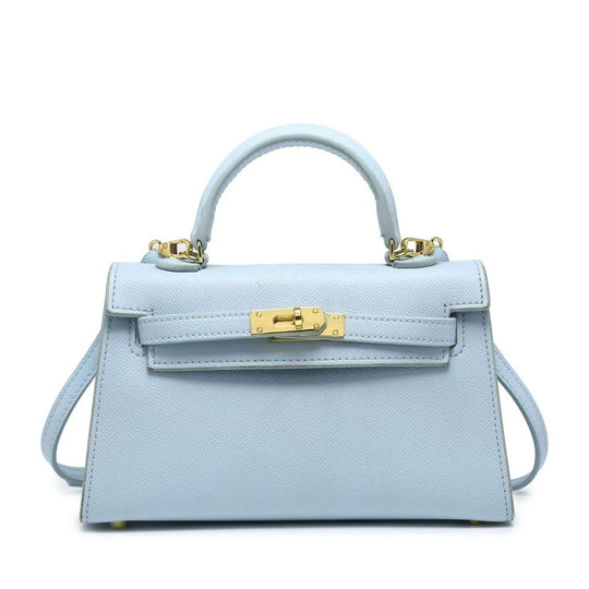 Sage – Elegant Structured Leather Handbag for Women