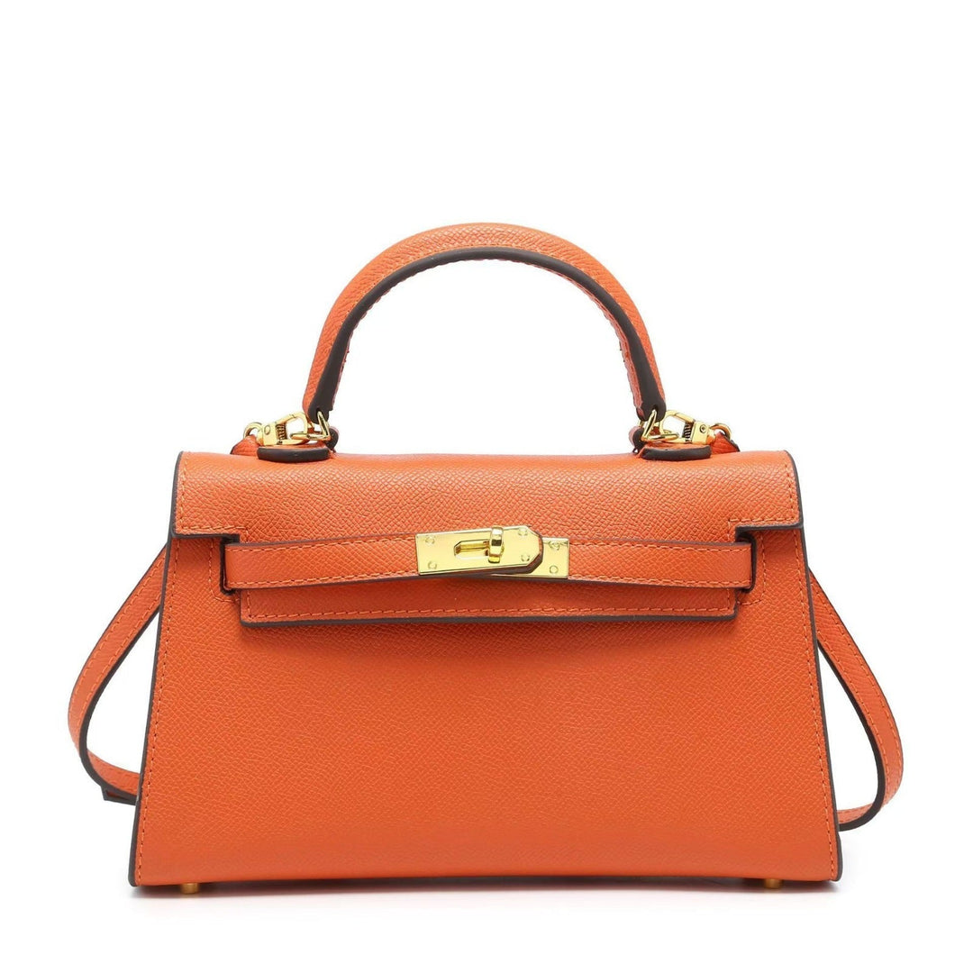 Sage – Elegant Structured Leather Handbag for Women
