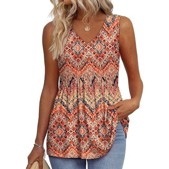 Talia – Sleeveless Flow Top for Women