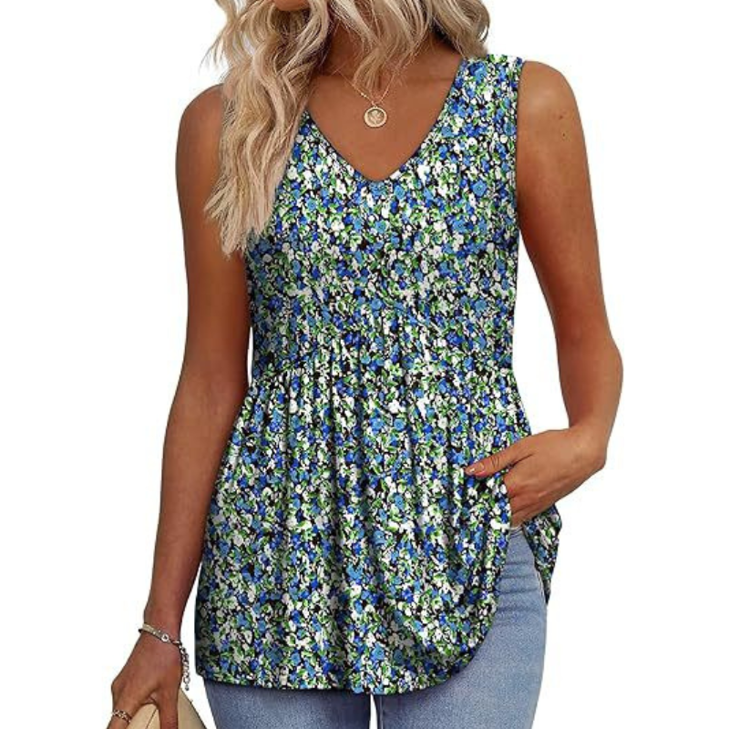 Talia – Sleeveless Flow Top for Women